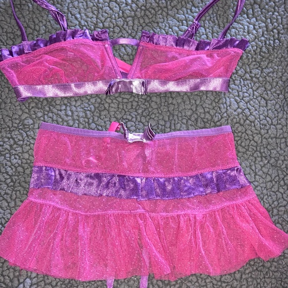 Sheer pink skirt set - Picture 1 of 1